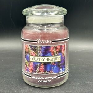 Yankee Candle Country Heather 22oz Housewarmer Retired Scent Rare HTF Jar